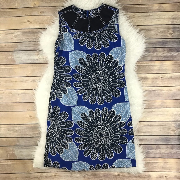 Tory Burch Dresses & Skirts - Tory Burch Silk Sequin Collar Floral Shift Dress